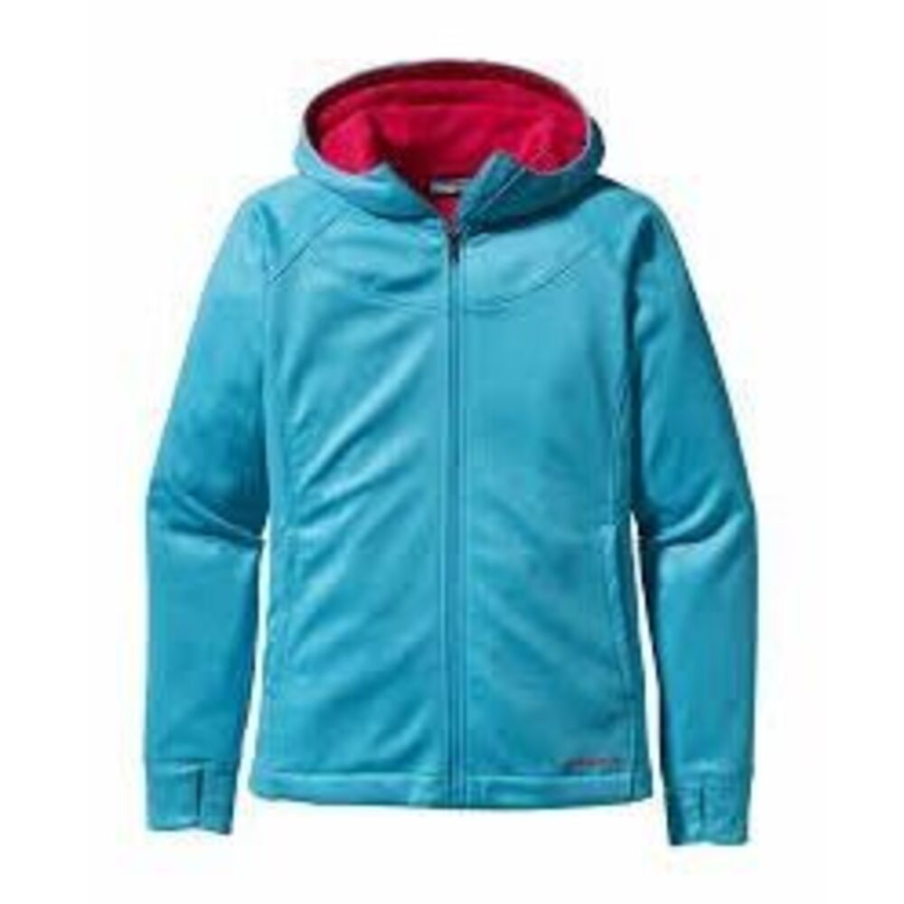 Patagonia Slopestyle Hoody Jacket Blue Pink Fleece Lined Women Large Style 29843